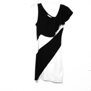 Derek Heart Black & White Dress Size M